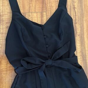 fab'rik Black Sleeveless Jumpsuit